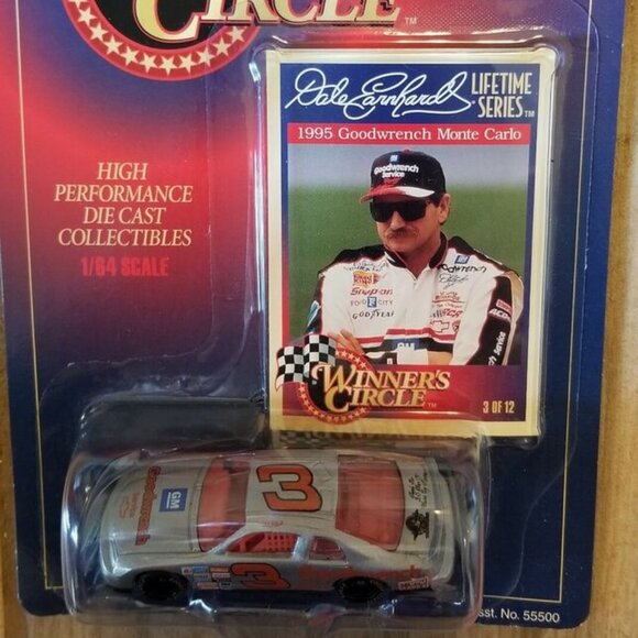 Winner's Circle #3 Dale Earnhardt 1995 Goodwrench Chevy Lifetime Series #3 of 12 - Picture 2 of 6